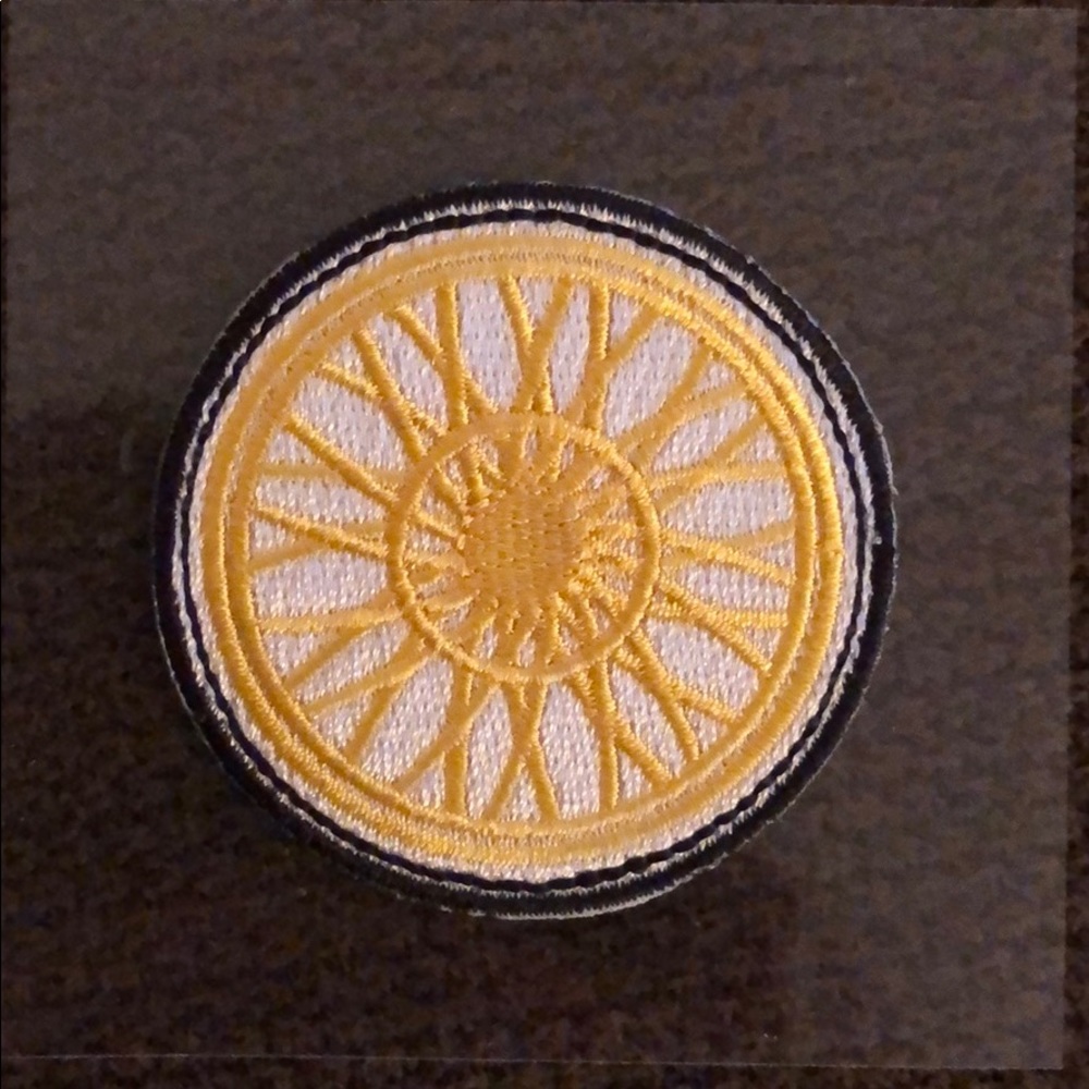 SoulCycle Yellow Wheel Sticker Patch $5.00